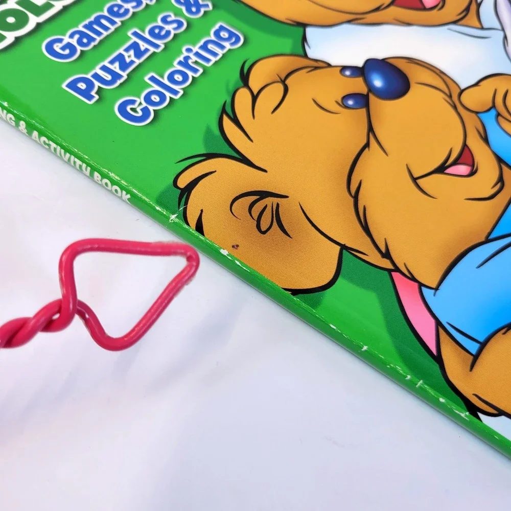 Holiday Jumbo Coloring & Activity Book Games Puzzles Bears 2007 Bendon